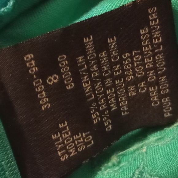 🎆2/$20 NWOT TRIBAL Semi-sheer Split V Neck Linen/ cotton Blouse Tunic - Picture 6 of 7